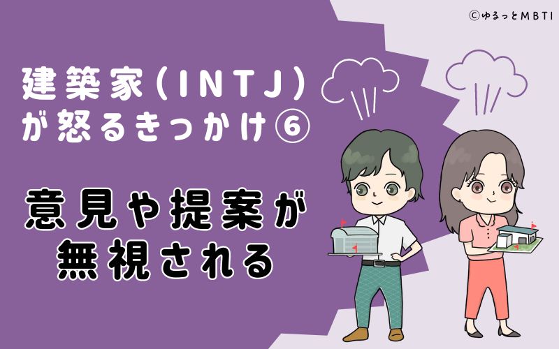 意見や提案が無視される