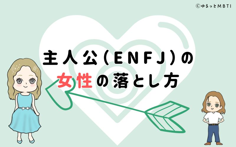 主人公（ENFJ）の女性の落とし方は