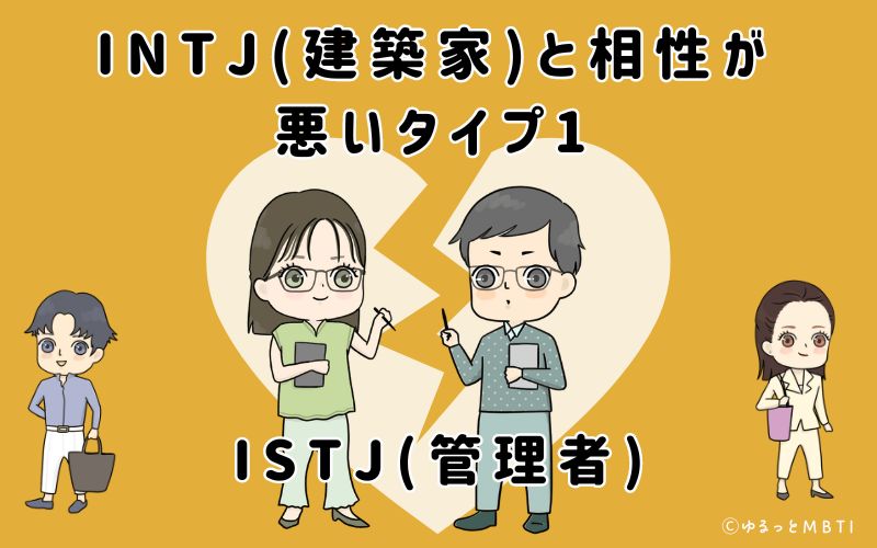 ESTP(起業家)と相性が悪いタイプ1　ISTJ(管理者)