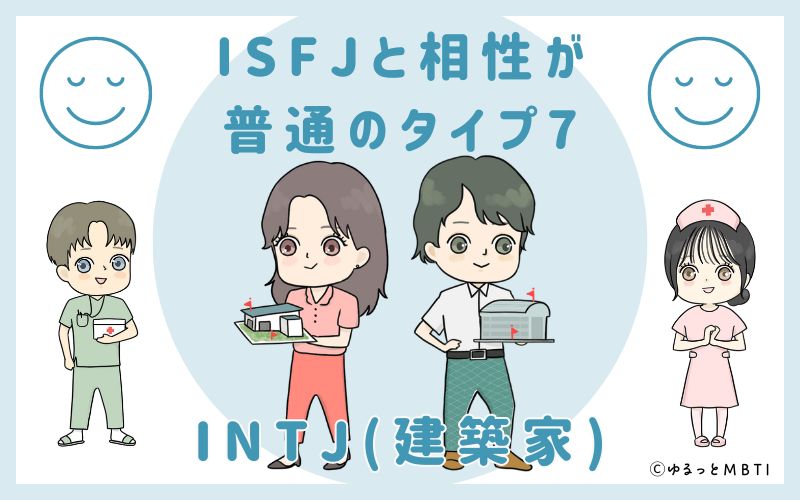 ISFJと相性が普通のタイプ7　INTJ(建築家)