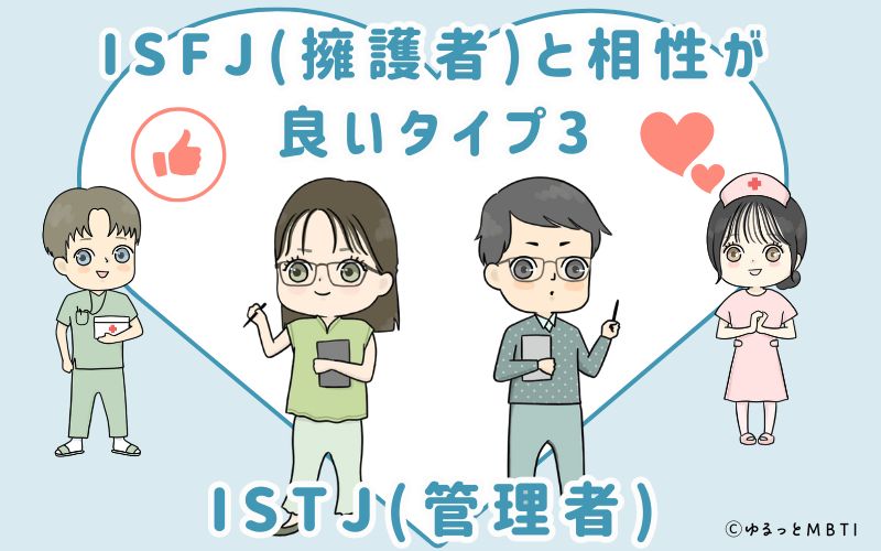 ISFJ(擁護者)と相性が良いタイプ3　ISTJ(管理者)