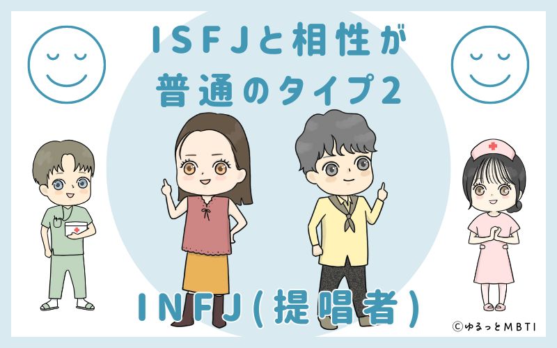 ISFJと相性が普通のタイプ2　INFJ(提唱者)