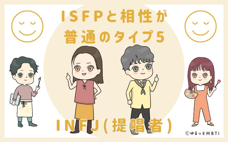 ISFPと相性が普通のタイプ5　INFJ(提唱者)