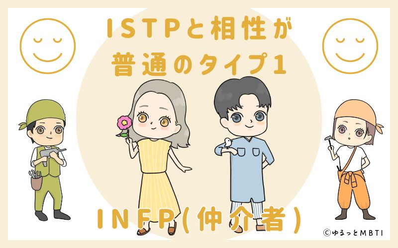 ISTPと相性が普通のタイプ1　INFP(仲介者)