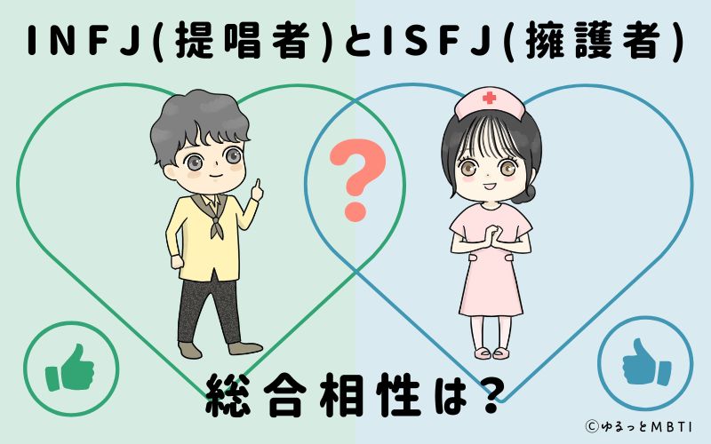 INFJとISFJの総合相性は