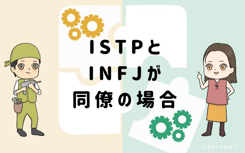 ISTPとINFJが同僚の場合