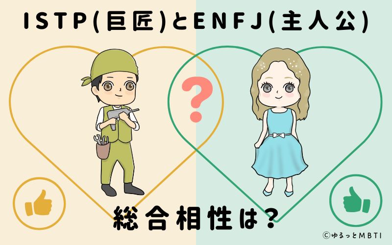 ISTPとENFJの総合相性は