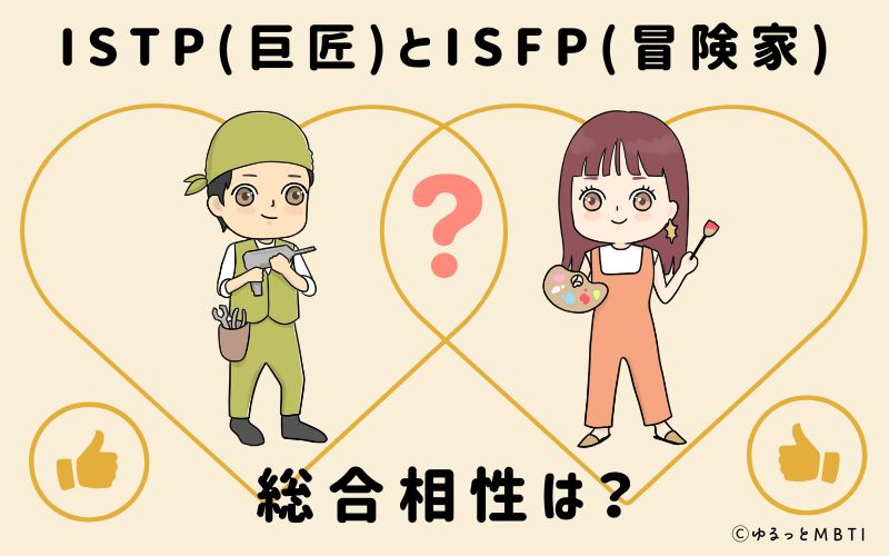 ISTPとISFPの総合相性は