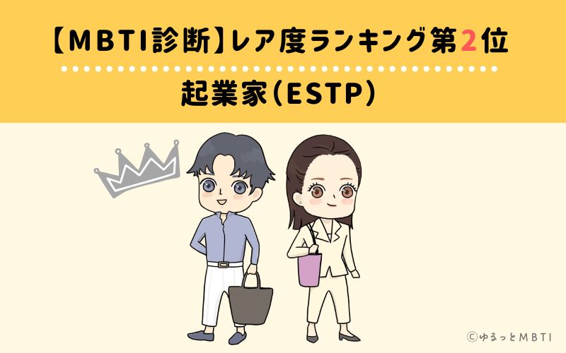 【MBTI診断】レア度ランキング2位:ESTP(起業家)