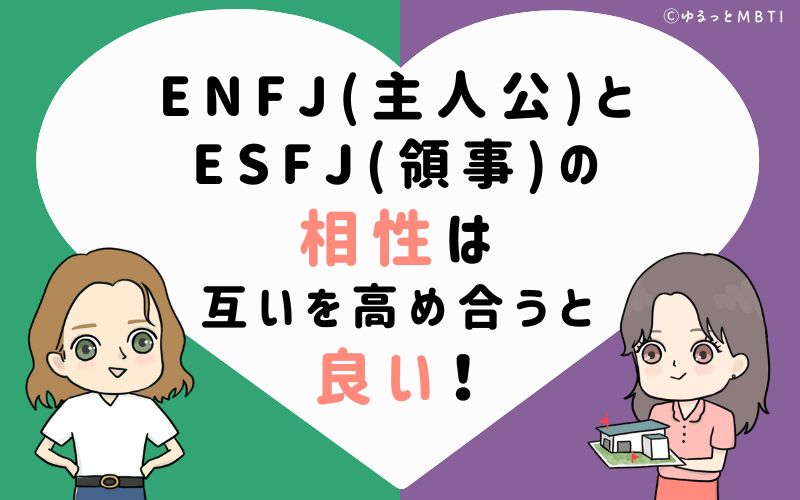 ENFJ（主人公）とINTJ（建築家）の相性は互いを高め合うと良い！