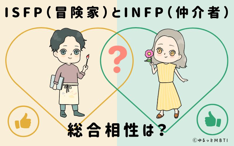 ISFPとINFPの総合相性は
