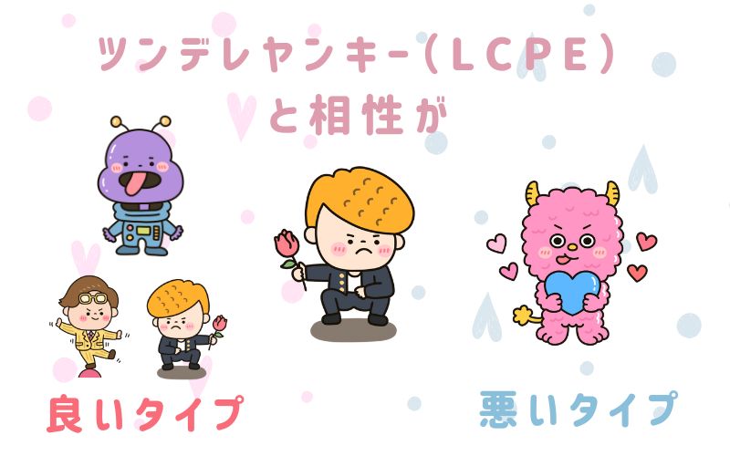 ツンデレヤンキー(LCPE)と相性が良いタイプと悪いタイプ
