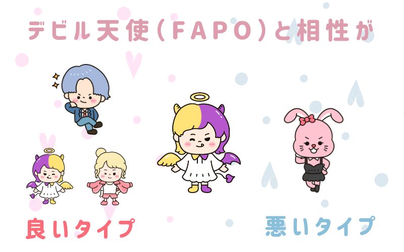 デビル天使(FAPO)と相性が良いタイプと悪いタイプ
