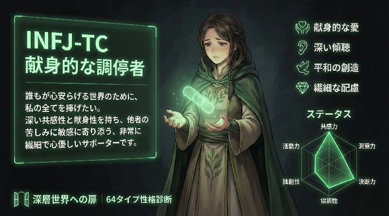 INFJ-TC 献身的な調停者