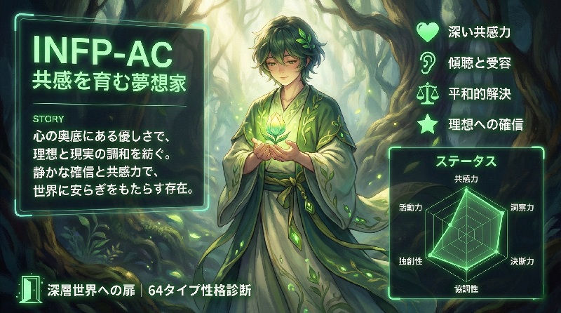INFP-AC 共感を育む夢想家