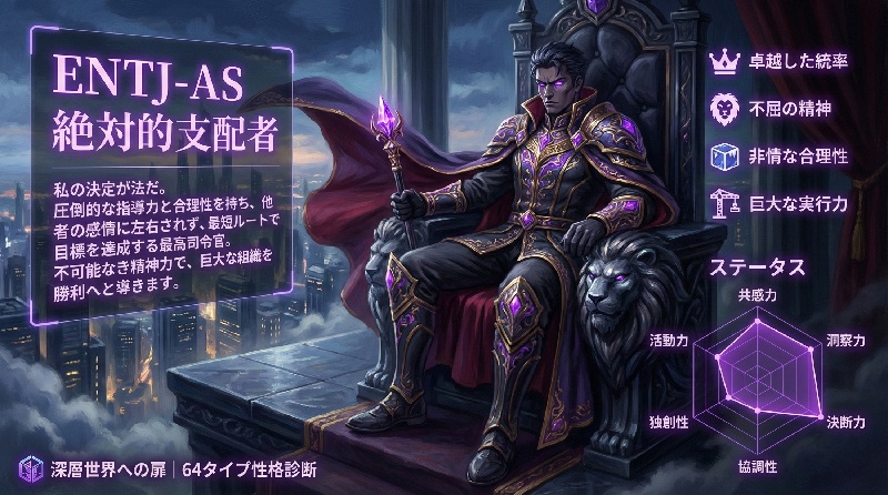 ENTJ-AS 絶対的支配者