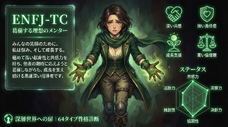 ENFJ-TC 葛藤する理想のメンター
