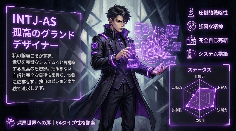 INTJ-AS 孤高のグランドデザイナー