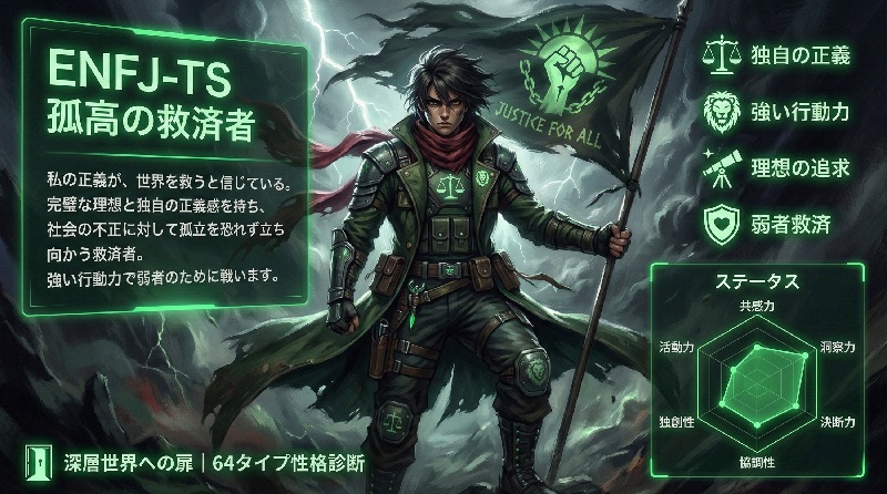 ENFJ-TS 孤高の救済者