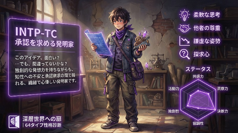 INTP-TC 承認を求める発明家