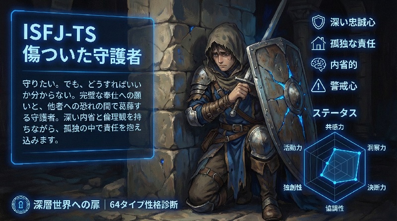 ISFJ-TS 傷ついた守護者