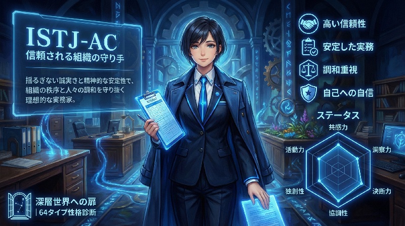 ISTJ-AC 信頼される組織の守り手