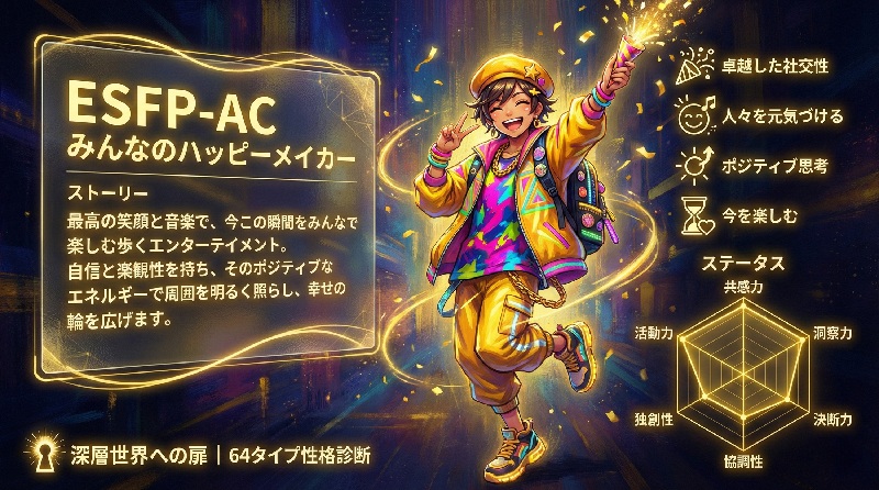 ESFP-AC みんなのハッピーメーカー