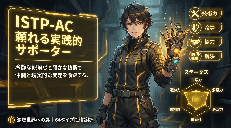 ISTP-AC 頼れる実践的サポーター