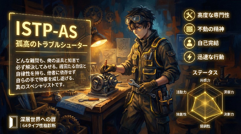 ISTP-AS 孤高のトラブルシューター