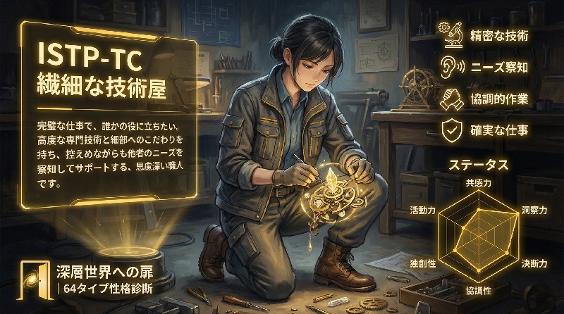 ISTP-TC 繊細な技術屋