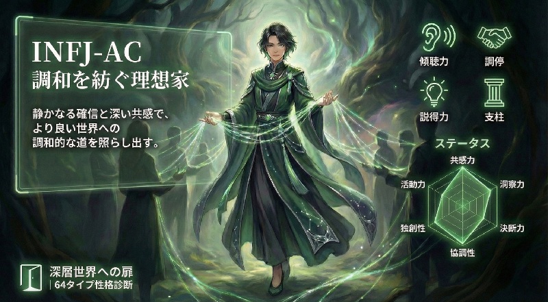 INFJ-AC 調和を紡ぐ理想家