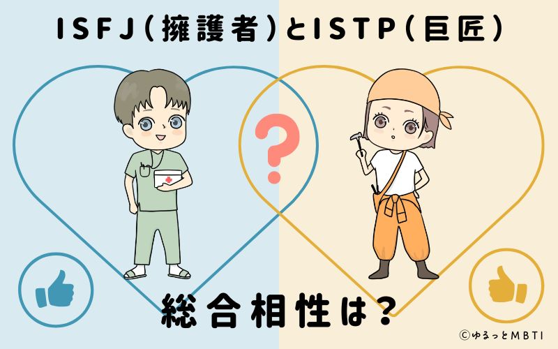 ISFJとISTPの総合相性は