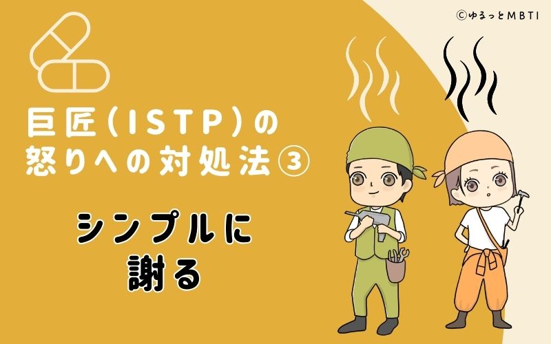 シンプルに謝る